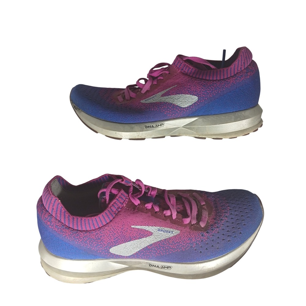 Brooks Levitate‎ 2 Womens Running Shoes Purple Blue DNA AMP 1202791B520 Size 7.5